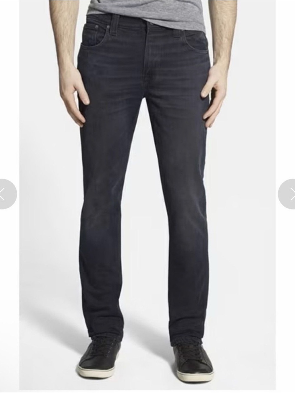 Nudie Jeans Thin Finn Black Dust Skinny Jeans